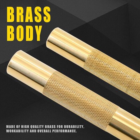 Tektall 5 Brass Drift Punch Set, Hand Tool Punches Tools for Home use 1/4-Inch 3/8-Inch 1/2-Inch 5/8-Inch 3/4-Inch 1/4'' 3/8'' 1/2'' 5/8'' 3/4'' 5 Pc. Replace 67003-MAI 045256670034 in Kuwait