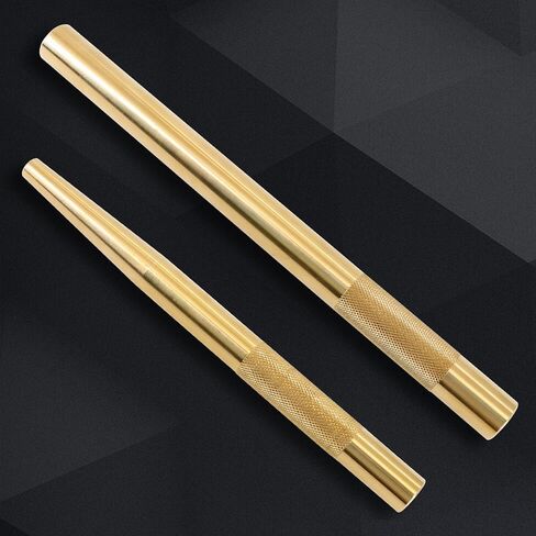 Tektall 5 Brass Drift Punch Set, Hand Tool Punches Tools for Home use 1/4-Inch 3/8-Inch 1/2-Inch 5/8-Inch 3/4-Inch 1/4'' 3/8'' 1/2'' 5/8'' 3/4'' 5 Pc. Replace 67003-MAI 045256670034 in Kuwait