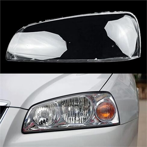 Compatible ForHyundai 2004-2010 Car Front Headlight Lens Cover Headlight Lamp Replacement Parts Shell,Left in Saudi Arabia