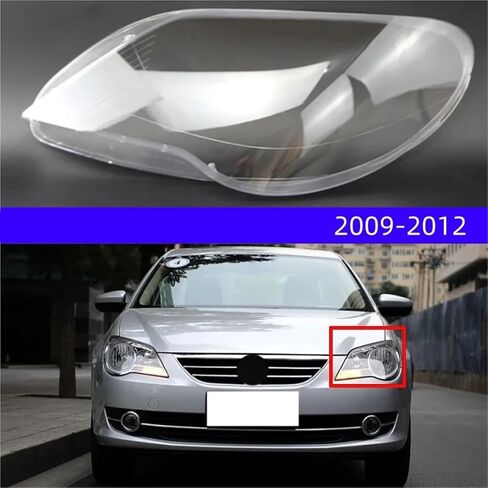 Compatible For Vw Bora 2009 2010 2011 2012 Car Front Headlight Head Light Lamp Lens Shell Cover Replacement(Right) in Saudi Arabia