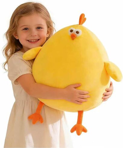 22cm/9inch Chicken Plush, Chicken Stuffed Animal, Funny Fat Chicken Plush Pillow, Soft Mother Hen Plush - Thanksgiving Day, Christmas, Birthday Gifts, Ideal Gift for Kid Boy,Girl&Girlfriend in Saudi Arabia