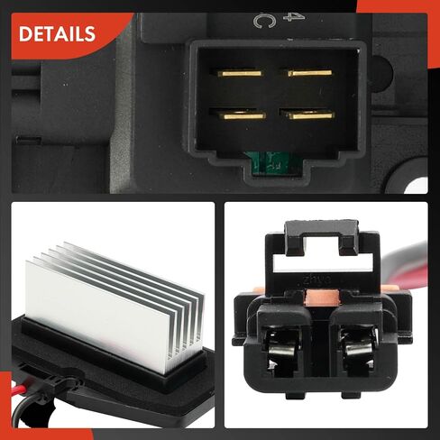 A-Premium HVAC Blower Motor Resistor Compatible with Buick Vehicles - Rendezvous 2002-2007 - Automatic Temperature Control - Replace# 10446577 in Saudi Arabia