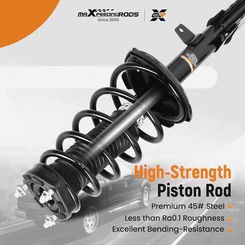 دعامات خلفية maxpeedingrods FWD لسيارة Toyota Highlander 2008-2013، لسيارة Toyota Venza 2013-2015، 172486 172485 ممتص الصدمات دعامات كاملة مع مجموعة زنبركية ملفوفة، قطعتان in Saudi Arabia