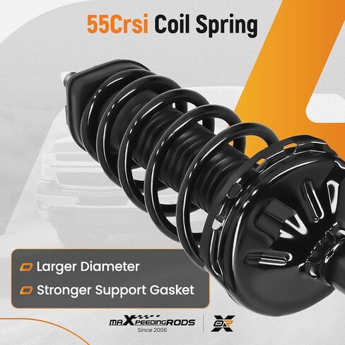 دعامات خلفية maxpeedingrods FWD لسيارة Toyota Highlander 2008-2013، لسيارة Toyota Venza 2013-2015، 172486 172485 ممتص الصدمات دعامات كاملة مع مجموعة زنبركية ملفوفة، قطعتان in Saudi Arabia