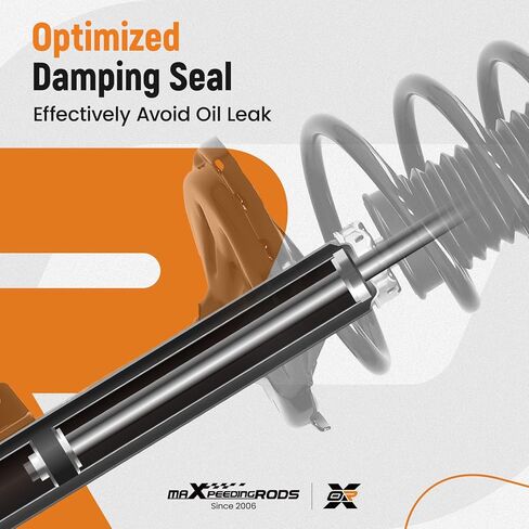 دعامات خلفية maxpeedingrods FWD لسيارة Toyota Highlander 2008-2013، لسيارة Toyota Venza 2013-2015، 172486 172485 ممتص الصدمات دعامات كاملة مع مجموعة زنبركية ملفوفة، قطعتان in Saudi Arabia
