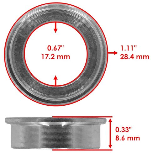 Caltric 293350145 706000826 706003749 293200144 293200132 706001282 706001225 Rear Swing Arm Bearing Seal & Spacers Compatible with Can-Am Outlander 570 Max 2016-2023 / Outlander 650 Max 2013-2025 in Saudi Arabia