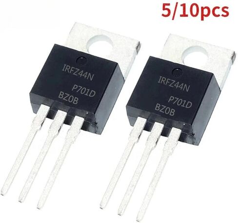 5PCS Transistors IRFZ44N IRFZ44 MOSFET Transistor TO-220 Field Effect Transistor in Saudi Arabia
