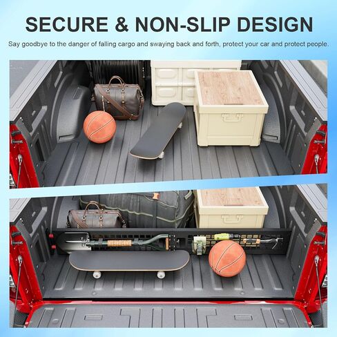 مقسم سرير الشاحنة متوافق مع 2024-2026 Ford F150 Cargo Manager Molle Panel Truck Bed Organizer بديل لملحقات Ford F-150 2024-2026 in Kuwait