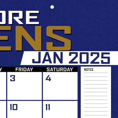 TURNER SPORTS Baltimore Ravens 2025 22x17 Desk Calendar (25998061528) in Saudi Arabia