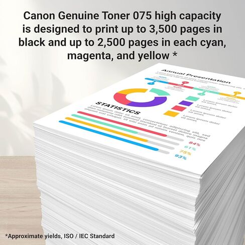 خرطوشة حبر أصلية 075 سماوية عالية السعة من Canon متوافقة مع طابعات الليزر من سلسلة MF660 وLBP640 in Saudi Arabia