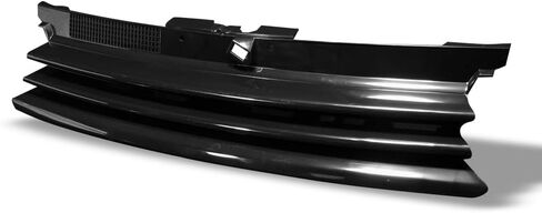 7422454947909 Compatible With 1999-2006 VW Golf/GTI / R32 MK4 Glossy Black Horizontal Front Bumper Grill Grille in Saudi Arabia