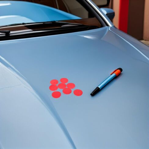 Garneck 8pcs Silicone Rain Sensor Gel Pads Auto Adhesive Film for Vehicle Windshield Wiper Rain Detection Mat Compatible with Sedans SUVs Commercial Vehicles in Saudi Arabia