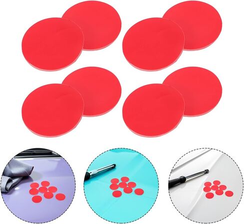 Garneck 8pcs Silicone Rain Sensor Gel Pads Auto Adhesive Film for Vehicle Windshield Wiper Rain Detection Mat Compatible with Sedans SUVs Commercial Vehicles in Saudi Arabia