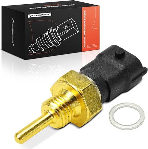 A-Premium Engine Coolant Temperature Sensor [2 Pins] Compatible with Jeep KL Series Cherokee 2014-2020 2.4L 3.2L, MP Series Compass 2018-2020 2.4L, Compass 2017 2.0L & Dodge Journey 2014-2017 2.4L in Saudi Arabia