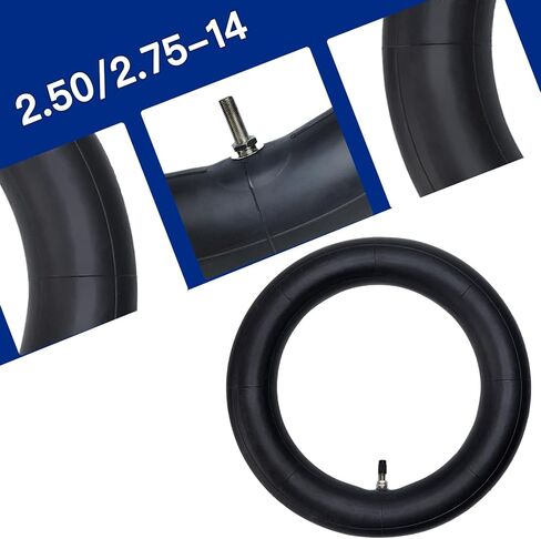 2-Pack 2.50/2.75-14 الأنبوب الداخلي للدراجة الترابية 2.50-14 2.75-14 الأنبوب الداخلي 60/100-14 أنبوب بديل in Kuwait
