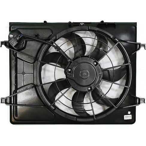 Dual Radiator and Condenser Fan Assembly fits Hyundai Elantra 2007 2008 2009 2010 Replacement 253502H100, 252312H100, 253802H150 1 x in Saudi Arabia