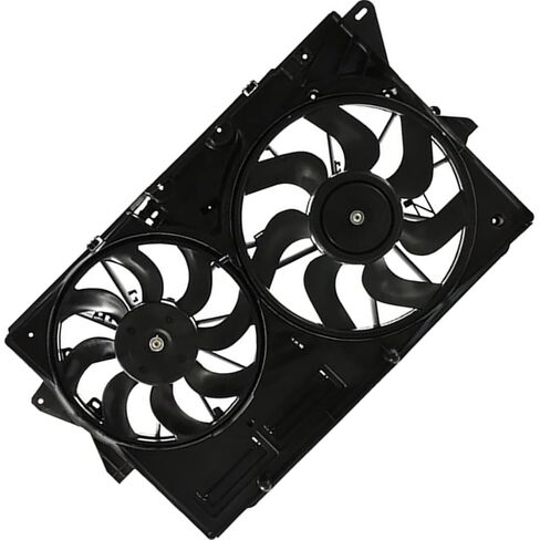Dual Radiator and Condenser Fan Assembly fits Ford Taurus 2013 2014 2015 2016 fits Lincoln MKS 2013 2014 2015 2016 Replacement DG1Z8C607C 1X in Saudi Arabia