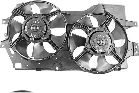 Dual Radiator and Condenser Fan Assembly fits Dodge Grand Caravan 1996-2000 fits Chrysler Town & Country 1996-2000 fits Plymouth Grand Voyager 1996-2000 Replacement 4682624AB 1 Pcs in Saudi Arabia
