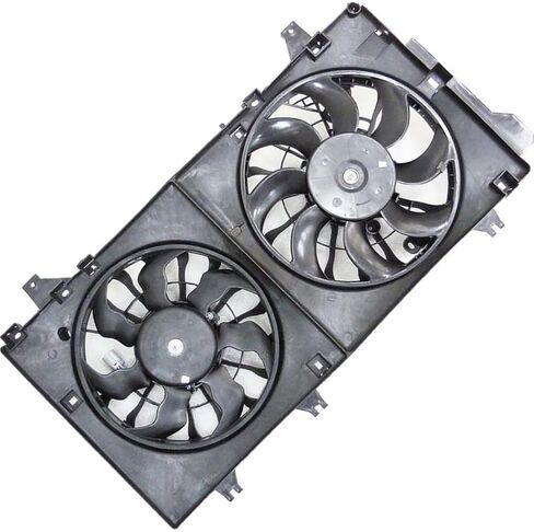 Dual Radiator and Condenser Fan Assembly fits Mazda 3 Sport 2014 2015 2016 2017 2018 Replacement PE2015025, PE2015140, PE2015150 1 Piece in Saudi Arabia