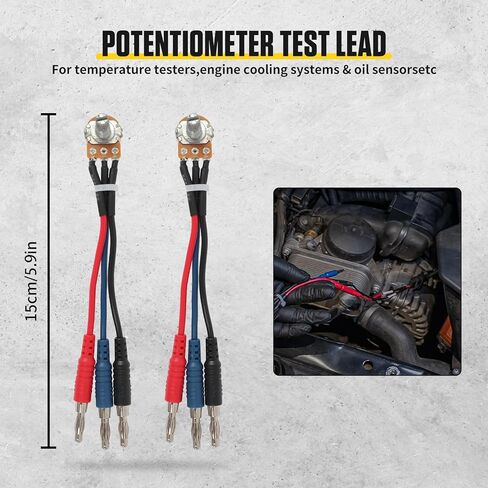 Electrical Multimeter Test Lead Set - BELEY 92PCS Automotive Circuit Terminal Test Leads Diagnostic Wiring Tool Kit with Alligator Clips and SRS Connector for Car Diagnostics, Testing and Repair in Kuwait