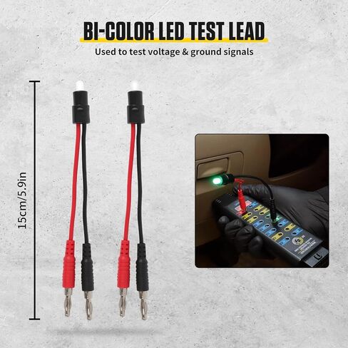 Electrical Multimeter Test Lead Set - BELEY 92PCS Automotive Circuit Terminal Test Leads Diagnostic Wiring Tool Kit with Alligator Clips and SRS Connector for Car Diagnostics, Testing and Repair in Kuwait
