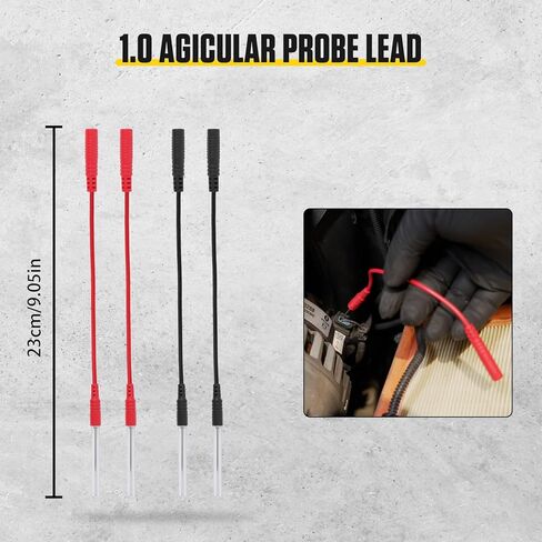 Electrical Multimeter Test Lead Set - BELEY 92PCS Automotive Circuit Terminal Test Leads Diagnostic Wiring Tool Kit with Alligator Clips and SRS Connector for Car Diagnostics, Testing and Repair in Kuwait