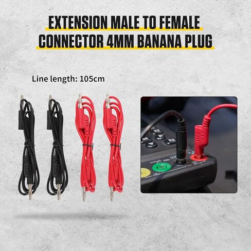 Electrical Multimeter Test Lead Set - BELEY 92PCS Automotive Circuit Terminal Test Leads Diagnostic Wiring Tool Kit with Alligator Clips and SRS Connector for Car Diagnostics, Testing and Repair in Kuwait