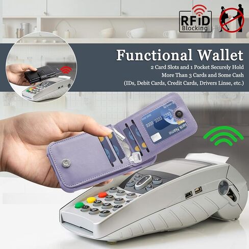 VANAVAGY iPhone 12/12 Pro Wallet Case for Women and Men,Leather Magnetic Clasp Flip Folio Phone Cover with Credit Card Holder and Coin Pocket,Brown in Kuwait