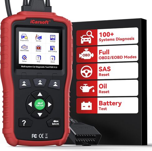 iCarsoft LR V1.0 for Land Rover/Jaguar OBD2 Scanner, All System Diagnostic Scan Tool Oil/SAS Reset Battery Test CAN Car Code Reader,DTC Lookup, 118 Live Data, VIN, Freeze Frame in Saudi Arabia