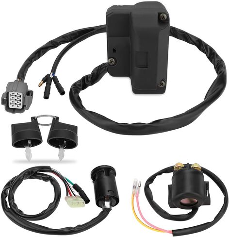 M MATI Handlebar Key Starter Relay Switch Kit for Honda Recon 250 ES TRX250TE 2002 2003 2004 Electric Shift 35020-HM8-A50 35100-HM8-000 35850-HM8-A41 in Saudi Arabia