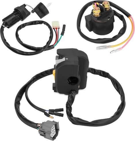 M MATI Handlebar Key Starter Relay Switch Kit for Honda Recon 250 ES TRX250TE 2002 2003 2004 Electric Shift 35020-HM8-A50 35100-HM8-000 35850-HM8-A41 in Saudi Arabia