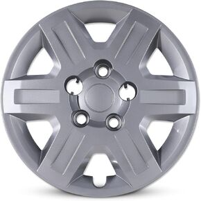 16" Hubcaps Fit for 2008-2016 Dodge Grand Caravan and 2008-2010 Chrysler Town & Country, ABS&PC Material Wheel Rim Covers for Steel Wheels, Bolt-On Installation, 16 Inch Black Lacquer 4-Pack in Kuwait