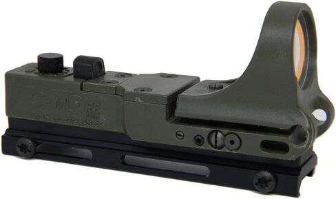 C-MORE Systems Tactical Railway Red Dot Sight, Click Intensity Switch, 6 MOA, 1x Magnification, Made of Aircraft Grade Aluminum, Ultra Bright, All Weather, Waterproof, Lightweight, Black in Saudi Arabia