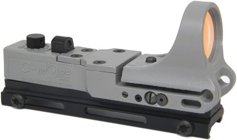 C-MORE Systems Tactical Railway Red Dot Sight, Click Intensity Switch, 6 MOA, 1x Magnification, Made of Aircraft Grade Aluminum, Ultra Bright, All Weather, Waterproof, Lightweight, Black in Saudi Arabia