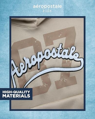 AEROPOSTALE Boys' Sweatshirt - Fleece Pullover Hoodie Sweatshirt - Kids' Fashion Hooded Sweatshirt (4-12) in Kuwait