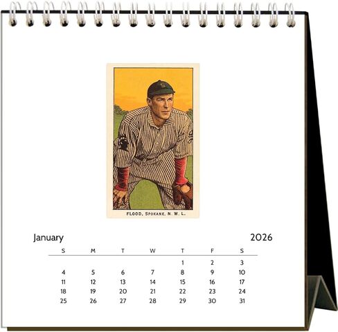 Baseball 2026 Desk Calendar in Saudi Arabia