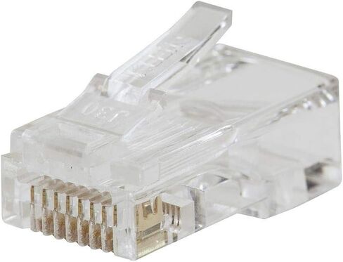 مقابس البيانات المعيارية VDV826-729 من Klein Tools، RJ45-CAT6، 10 عبوات، مطلية بالذهب، متوافقة مع الطاقة عبر إيثرنت FCC-UL-RoHS، للكابل الصلب أو المجدول in Kuwait