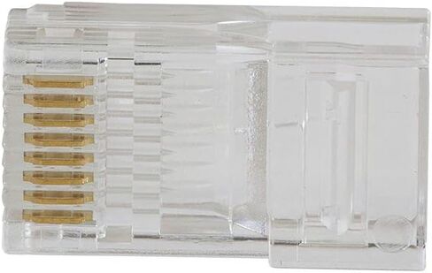 مقابس البيانات المعيارية VDV826-729 من Klein Tools، RJ45-CAT6، 10 عبوات، مطلية بالذهب، متوافقة مع الطاقة عبر إيثرنت FCC-UL-RoHS، للكابل الصلب أو المجدول in Kuwait