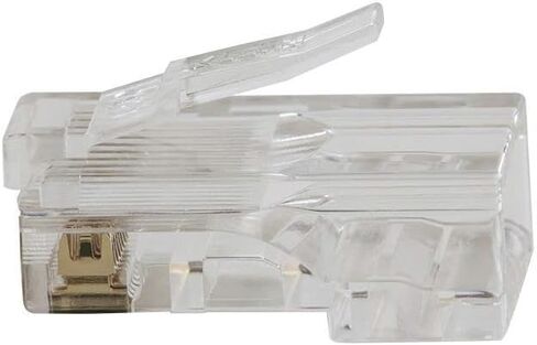 مقابس البيانات المعيارية VDV826-729 من Klein Tools، RJ45-CAT6، 10 عبوات، مطلية بالذهب، متوافقة مع الطاقة عبر إيثرنت FCC-UL-RoHS، للكابل الصلب أو المجدول in Kuwait