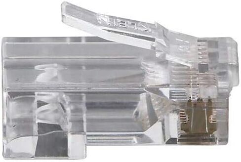 مقابس البيانات المعيارية VDV826-729 من Klein Tools، RJ45-CAT6، 10 عبوات، مطلية بالذهب، متوافقة مع الطاقة عبر إيثرنت FCC-UL-RoHS، للكابل الصلب أو المجدول in Kuwait