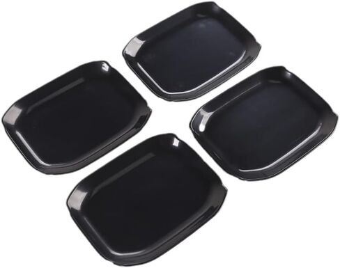 Exterior Moulding for Jeep JT Gladiator 2018+ 4-Door Outer Door Handle Bowl Decoration Shell Cover Trim (Black) in Saudi Arabia