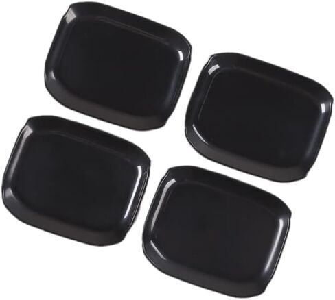Exterior Moulding for Jeep JT Gladiator 2018+ 4-Door Outer Door Handle Bowl Decoration Shell Cover Trim (Black) in Saudi Arabia