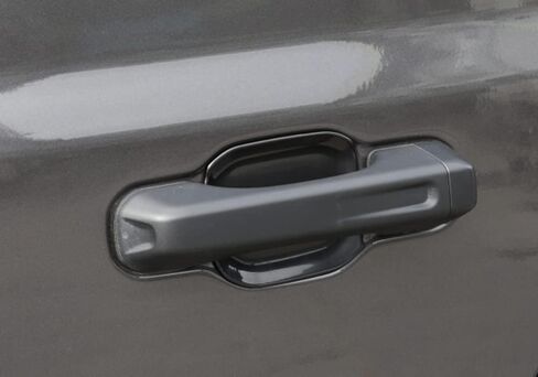 Exterior Moulding for Jeep JT Gladiator 2018+ 4-Door Outer Door Handle Bowl Decoration Shell Cover Trim (Black) in Saudi Arabia