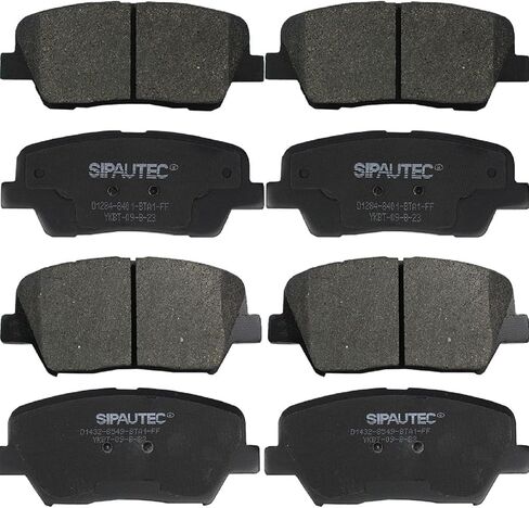 SIPAUTEC-Front + Rear Ceramic Brake Pads Replacement For 2010-2012 Hyundai Santa Fe,For 2011-2020 Kia Sorento D1432+D1284,For 2013-2018 Hyundai Santa Fe Sport in Kuwait