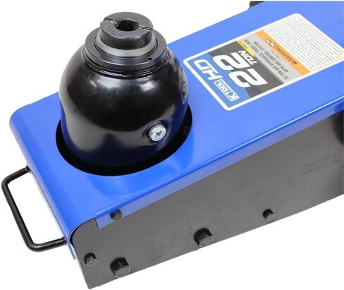 K Tool International 63194 22 Ton Automotive Air Truck Jack for Garages, Repair Shops, and DIY, 44,000 lbs. Capacity, Hydraulic Lift Range 9"- 18", Heavy Duty Steel, Load-limiting/Bypass Valves, Blue in Saudi Arabia