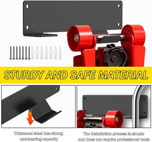 Wall Mount Floor Jack Stand Rack Organizer, Heavy Duty Mount Brackets, Hydraulic Jack Holder, Garage Tool Organizer for Workshops, Tower Racing Trailer Accessories Tool in Saudi Arabia