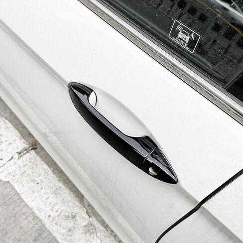 YINGTUU Door Handle Cover for Honda Accord 2013-2017 Pilot 2016-2022 Ridgeline 2017-2024 Exterior Accessories Protection Stickers Decals with Smart Keyhole Glossy Black in Saudi Arabia