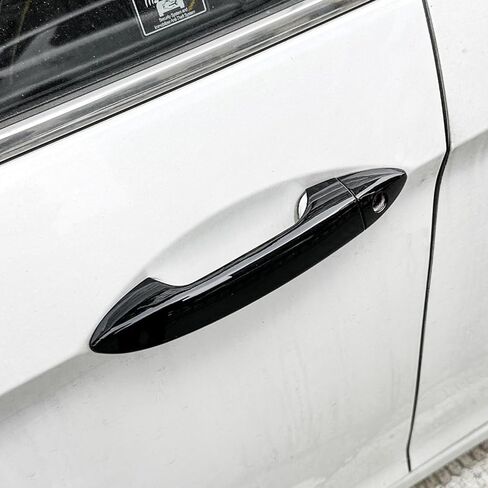 YINGTUU Door Handle Cover for Honda Accord 2013-2017 Pilot 2016-2022 Ridgeline 2017-2024 Exterior Accessories Protection Stickers Decals with Smart Keyhole Glossy Black in Saudi Arabia