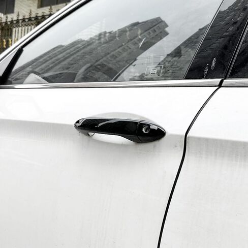 YINGTUU Door Handle Cover for Honda Accord 2013-2017 Pilot 2016-2022 Ridgeline 2017-2024 Exterior Accessories Protection Stickers Decals with Smart Keyhole Glossy Black in Saudi Arabia