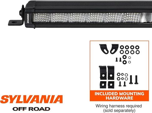 SYLVANIA - Slim 40 Inch LED Light Bar - Lifetime Limited Warranty - Combo Light 12400 Raw Lumens, Compact Design, Off Road Driving Work Light, Truck, Car, Boat, ATV, UTV, SUV, 4x4 (1 PC) in Saudi Arabia